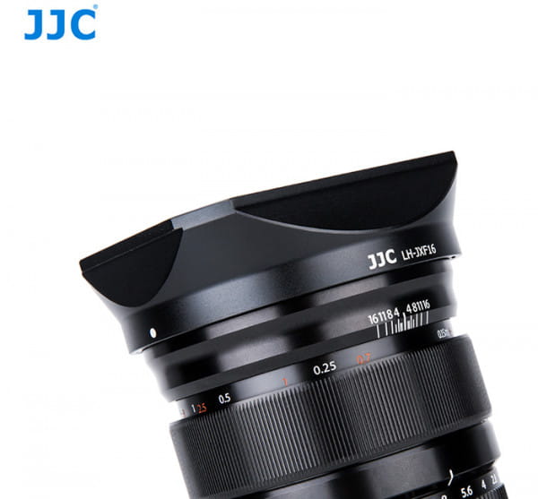 JJC Gegenlichtblende inkl. Schutzdeckel für Fujinon XF16mm f/1.4 R WR - ersetzt Fuji LH-XF16