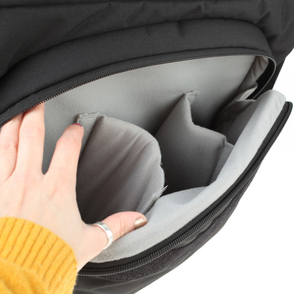 Dörr Fototasche Urban Large schwarz/grün für eine DSLR und zwei Objektive