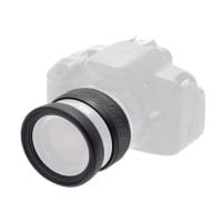 Easycover Lens Rim Stoßschutz-Set für Objektive 2-teilig 77 mm Schwarz