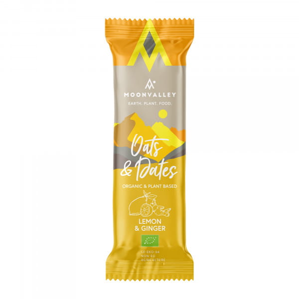 Moonvalley Organic Energy Bar - Bio-Energieriegel Lemon & Ginger (18 x 50 g)