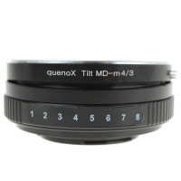 Quenox Tilt-Adapter für Minolta-SR-Objektiv an Micro-Four-Thirds-Kamera
