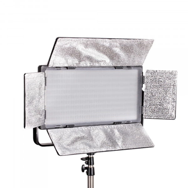 Quenox LED-Flächenleuchte DLP 820 Bi-Color Set inkl. Lampenstativ LS-215