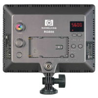 NanGuang Bi-Color LED-Kameraleuchte RGB66 600 Lux (100 cm) mit Leuchtwinkel 60 Grad