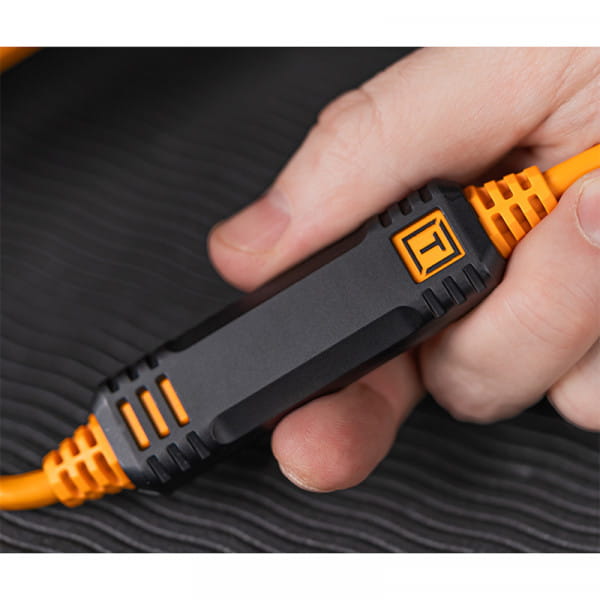 Tether Tools TetherPro Optima 10G Datenkabel mit TetherBoost USB-C - 3 m (Orange)