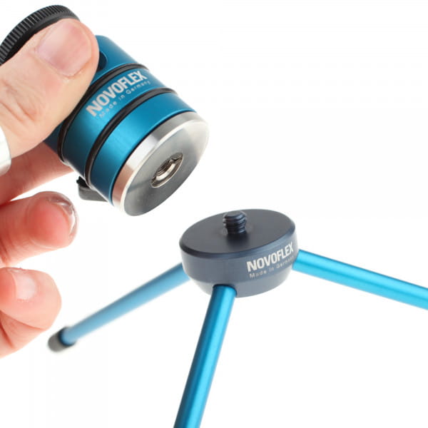 Novoflex MicroPod Ministativ mit Ball 19 Kugelkopf - für kleine DSLRs und Systemkameras