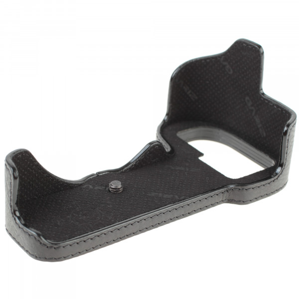 Gariz Halbtasche für Canon EOS R Schwarz inkl. Displayschutzfolie