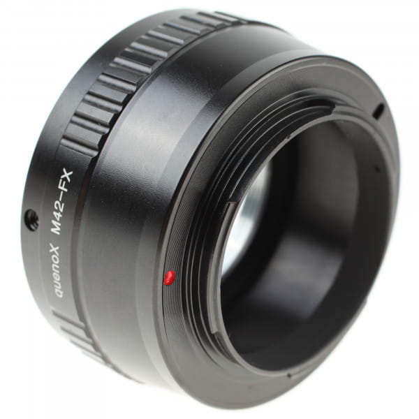 Quenox Adapter für M42-Objektiv an Fuji-X-Mount-Kamera