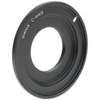 Quenox Adapter für C-Mount-Objektiv an Micro-Four-Thirds-Kamera
