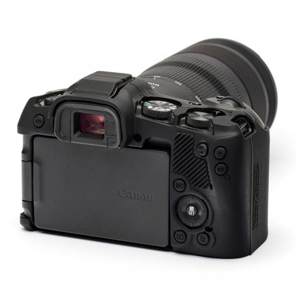 easyCover Silikon-Schutzhülle für Canon R8 Schwarz