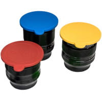 LEE Filters Seven5 Lens Cap Objektiv-Schutzdeckel für Seven5-Adapterringe - 3er-Pack (blau, gelb, ro