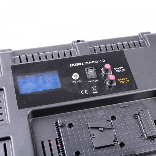 Quenox LED-Flächenleuchte DLP 820 Bi-Color Set inkl. Lampenstativ LS-215