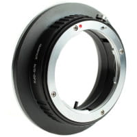 Quenox Adapter für Nikon-F-Objektiv an Fuji-G-Mount-Kamera - z.B. für Fujifilm GFX 50S