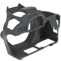 easyCover Silikon-Schutzhülle für Canon EOS 200D - Schwarz