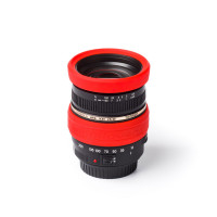 Easycover Lens Rim Stoßschutz-Set für Objektive 2-teilig 67 mm Rot