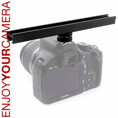 Quenox Zubehörschiene für Videoleuchte, Monitor oder Mikrofon an Standard-Blitzschuh oder Sony MIS 2
