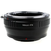 Quenox Adapter für Nikon-F-Objektiv an Fuji-X-Mount-Kamera