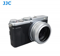 JJC Spezial-Gegenlichtblende für Fujifilm X70 - ersetzt Fuji LH-X70 - inkl. 49-mm-Adapter (Aluminium