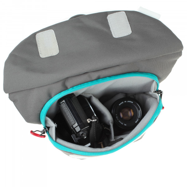 Dörr Fototasche Urban Small schwarz für eine kleine Systemkamera und zwei Objektive