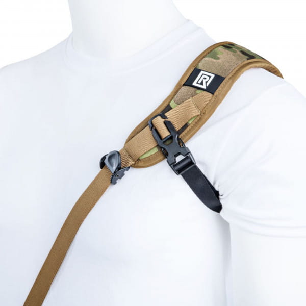 Blackrapid Sport X Einzel-Kameragurt mit eXtra Comfort-Schulterpolster Multi-Terrain Camo