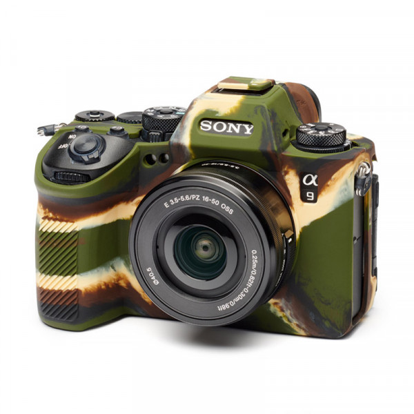 easyCover Silikon-Schutzhülle für Sony A9 III camouflage