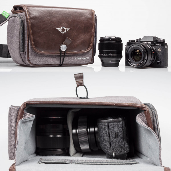 Cosyspeed Kameratasche mit Hüftgürtel Camslinger Streetomatic+ Fototasche für System- und DSLR-Kamer