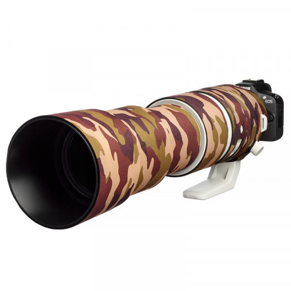 easyCover Lens Oak Objektivschutz für Canon RF 200-800mm F/6.3-9 IS Brown Camouflage