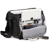 ThinkTank Vision 13 Graphite - Schultertasche Grau meliert für 1 DSLR, 1 Stativ, 1 Tablet, 1 Laptop
