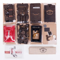 Jollylook Pinhole Mini Lochkamera zum selber bauen für Instax Mini Braun