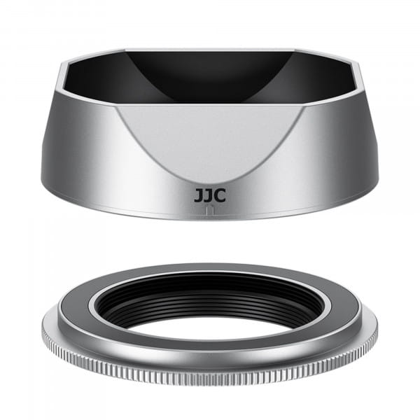 JJC Magnet Gegenlichtblende für Fujifilm XF 23mm und XF 27mm F2.8 R WR Silber