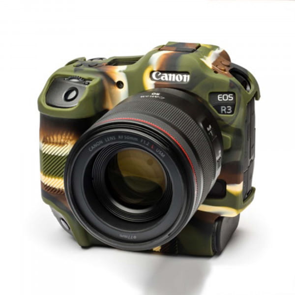 EasyCover Silikon-Schutzhülle für Canon R3 - Camouflage