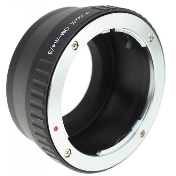 Quenox Adapter für Olympus-OM-Objektiv an Micro-Four-Thirds-Kamera - z.B. für Olympus/Panasonic MFT