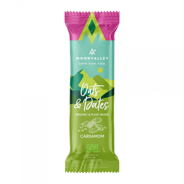 Moonvalley Organic Energy Bar - Bio-Energieriegel Cardamom (18 x 50 g)