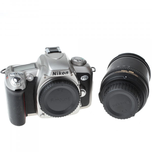 JJC Set mit Gehäusedeckel und Objektivrückdeckel für Nikon F