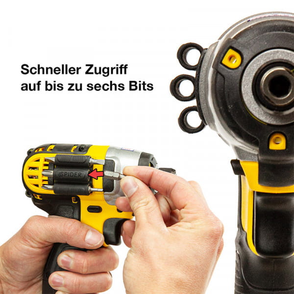 Spider Tool Holster BitGripper Set - Schrauberbit-Halterungs-Set
