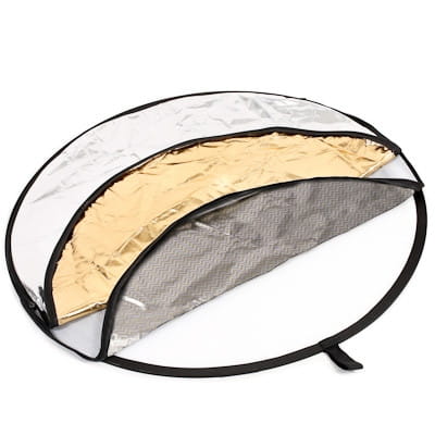Falt-Reflektor Quenox 5-in-1 rund 110 cm Diffusor