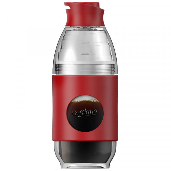 Cafflano Go-Brew Flasche mit Kaffeebrühfunktion - Rot