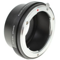 Quenox Adapter Nikon F-Objektiv an Fuji-X-Mount-Kamera - mit Blendenring