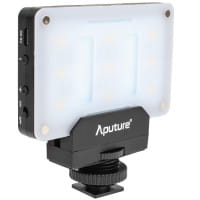 Aputure Amaran AL-M9 Micro-Aufsteckleuchte -80 Lux (100 cm), CRI 95, Leuchtwinkel 120 Grad