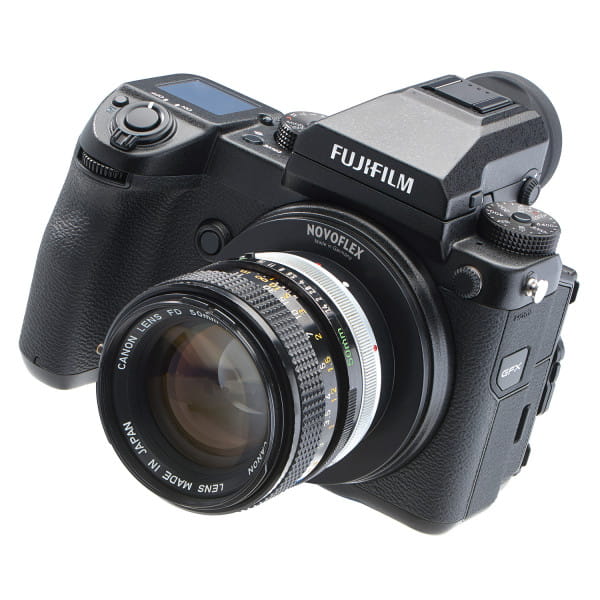 Novoflex Adapter für Canon-FD-Objektiv an Fuji-G-Mount-Kamera - z.B. für Fujifilm GFX 50S