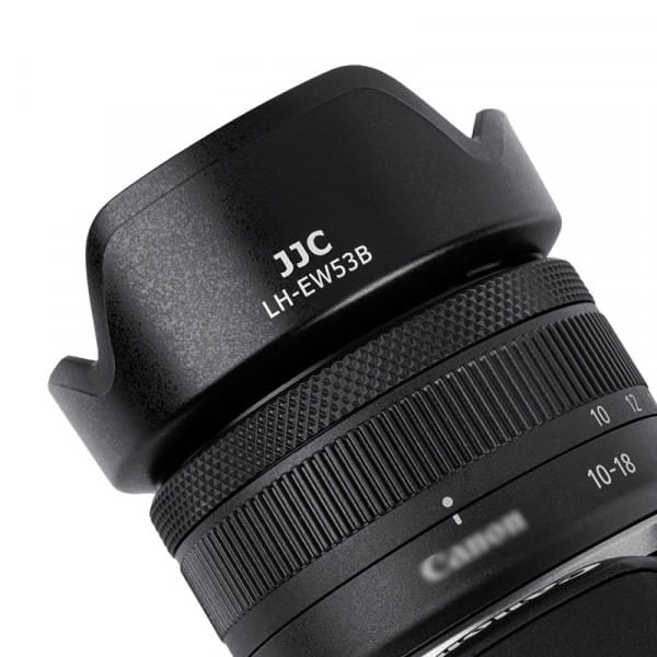 JJC Gegenlichtblende für Canon RF-S 10-18mm f4.5-6.3 IS STM ersetzt Canon EW-53B