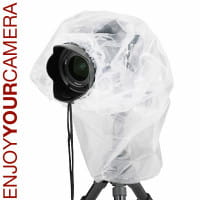 JJC Einweg-Regenschutzhülle für DSLR-Kamera 2 Stk. transparent