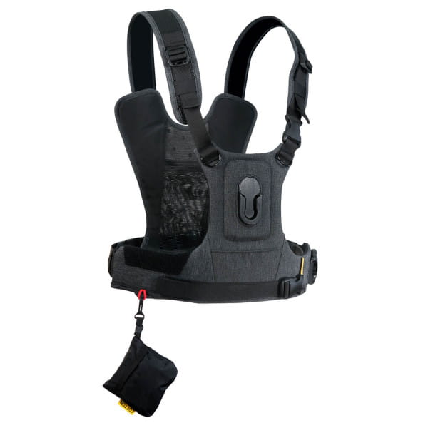 Cotton Carrier Camera Harness G3 Charcoal - Brustgeschirr als Tragesystem für 1 Kamera