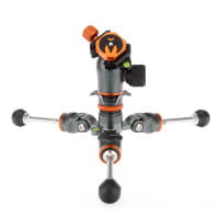 3 Legged Thing Pro 2.0 ALBERT, Profi Reisestativ mit Kugelkopf AirHed Pro - Grau