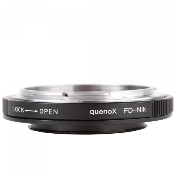 Quenox Objektivadapter Canon FD - Nikon F (mit Korrekturlinse)