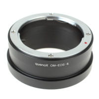 Quenox Adapter für Olympus-OM-Objektiv an Canon-EOS-R-Kamera