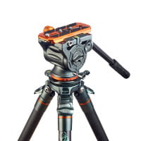 3 Legged Thing AIRHED CINE-S, 2-Wege-Videokopf mit Standard Video Schnellwechselplatte - Grau