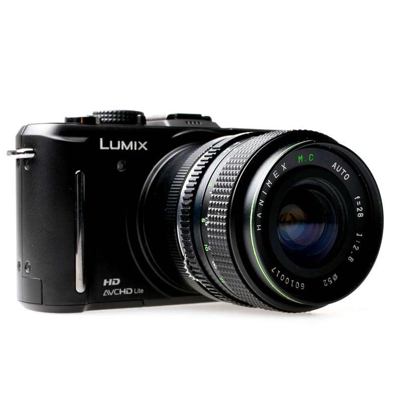 Quenox Adapter für Olympus-OM-Objektiv an Micro-Four-Thirds-Kamera