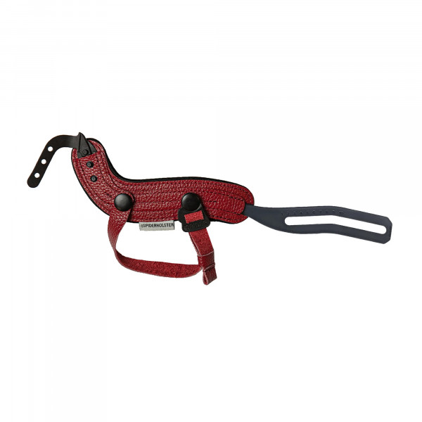 SpiderPro Hand Strap v2 Handschlaufe aus Leder - Rot