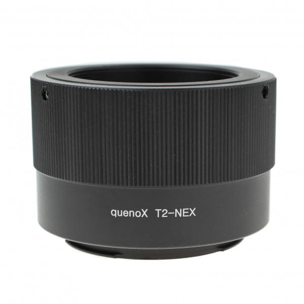 Quenox Adapter für T2-Objektiv/Zubehör an Sony-E-Mount-Kamera