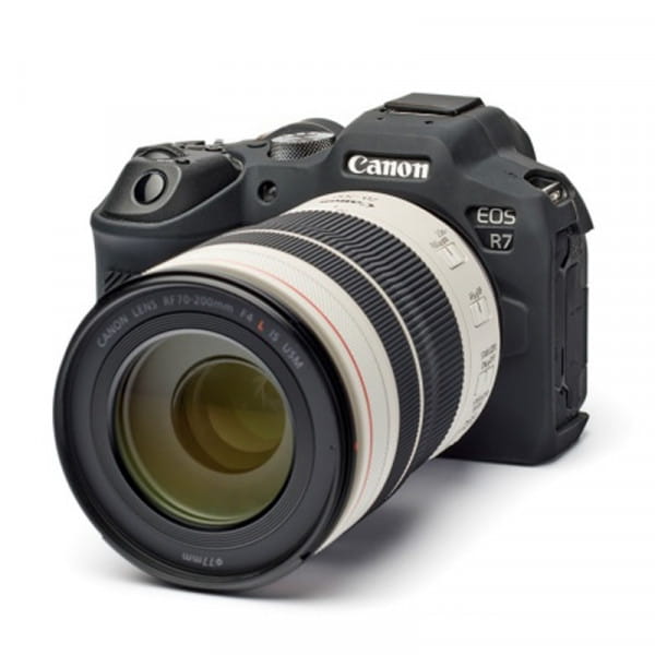 easyCover Silikon-Schutzhülle für Canon R7 black